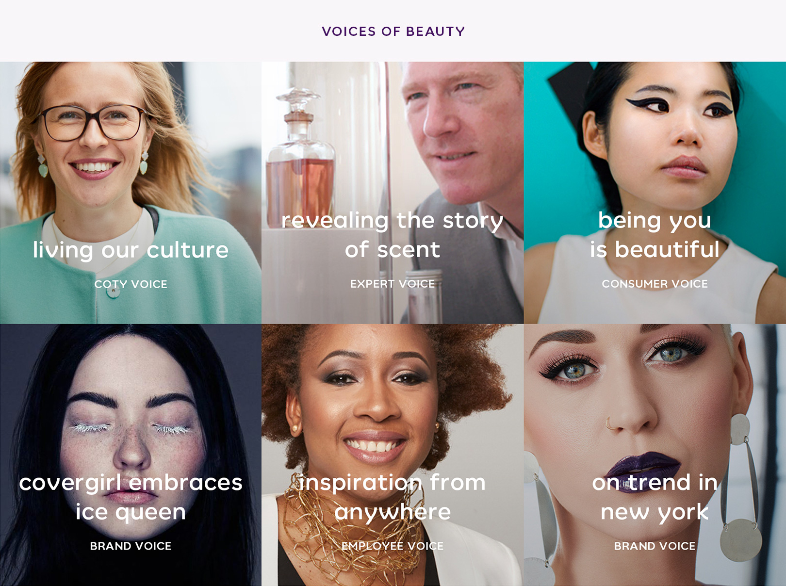 Voices homepage