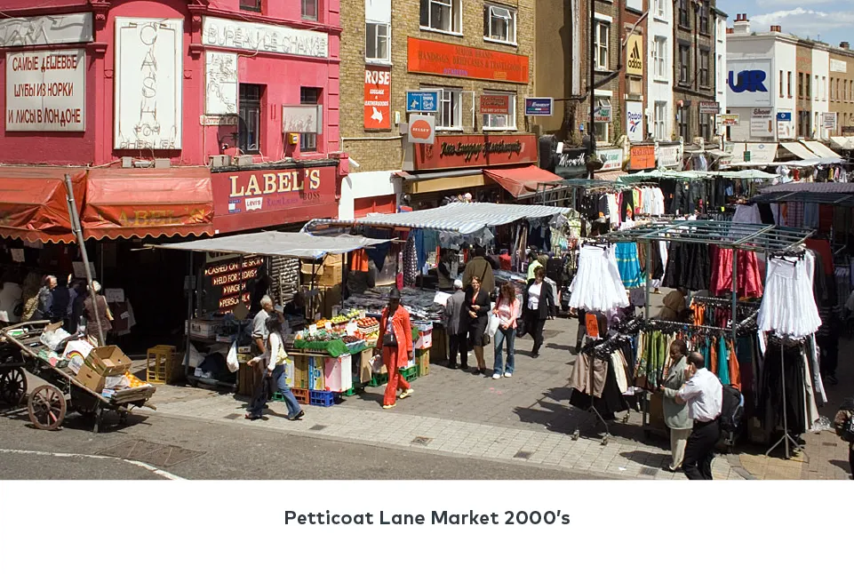 Petticoat Lane history 2000 photo