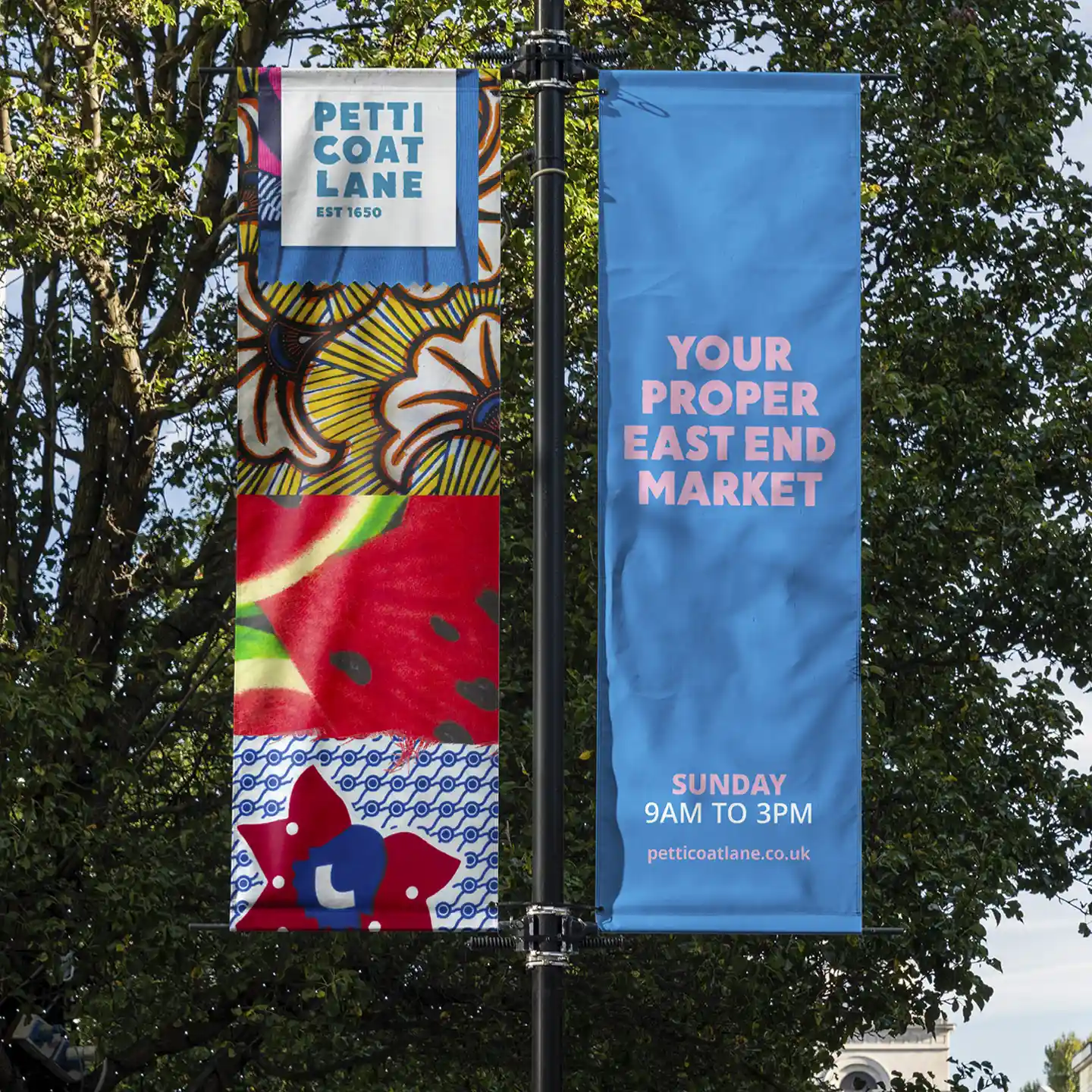 Petticoat Lane market signage