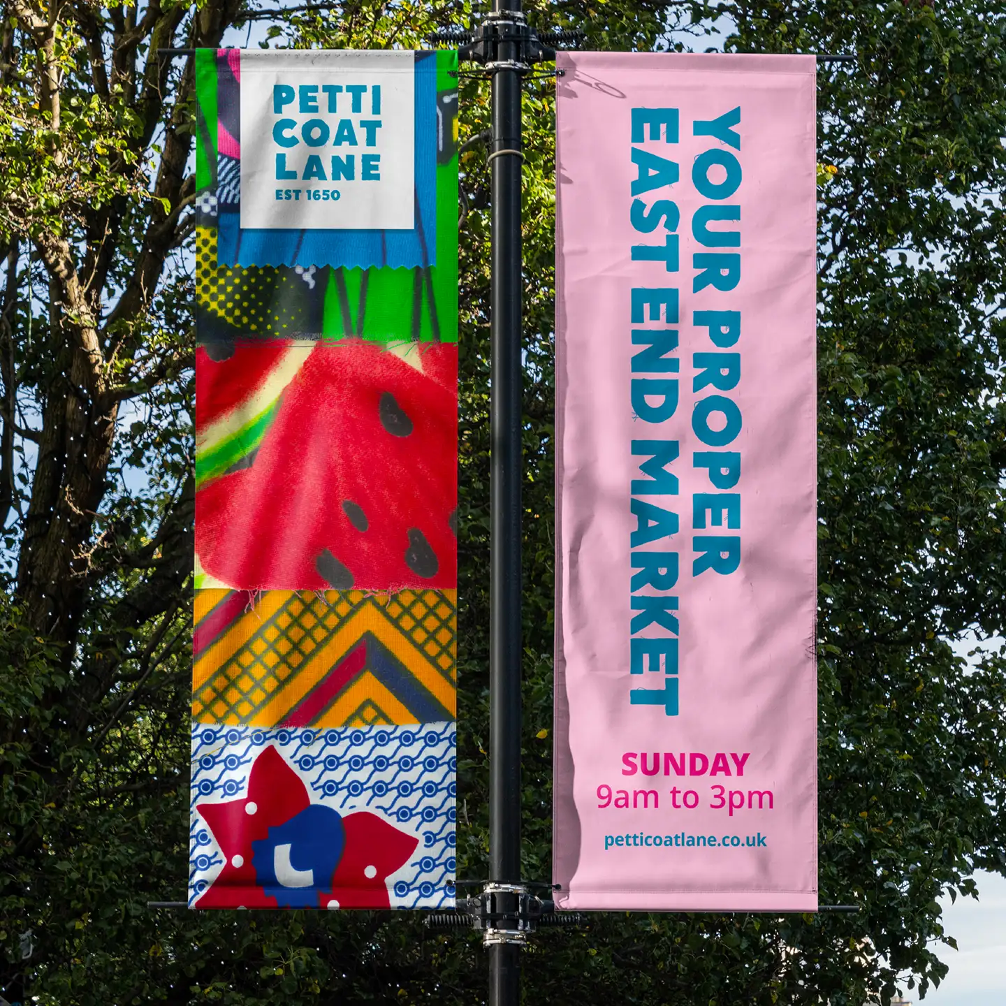 Petticoat Lane market signage