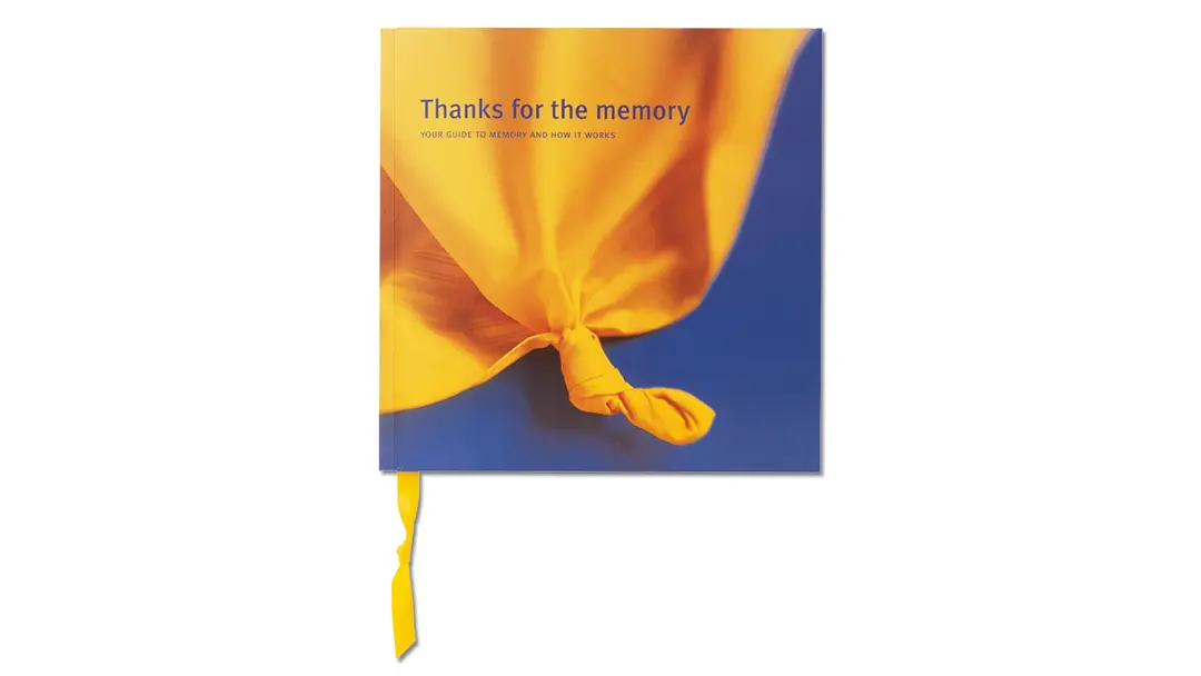 Alzheimer's Society memory book cover 90's