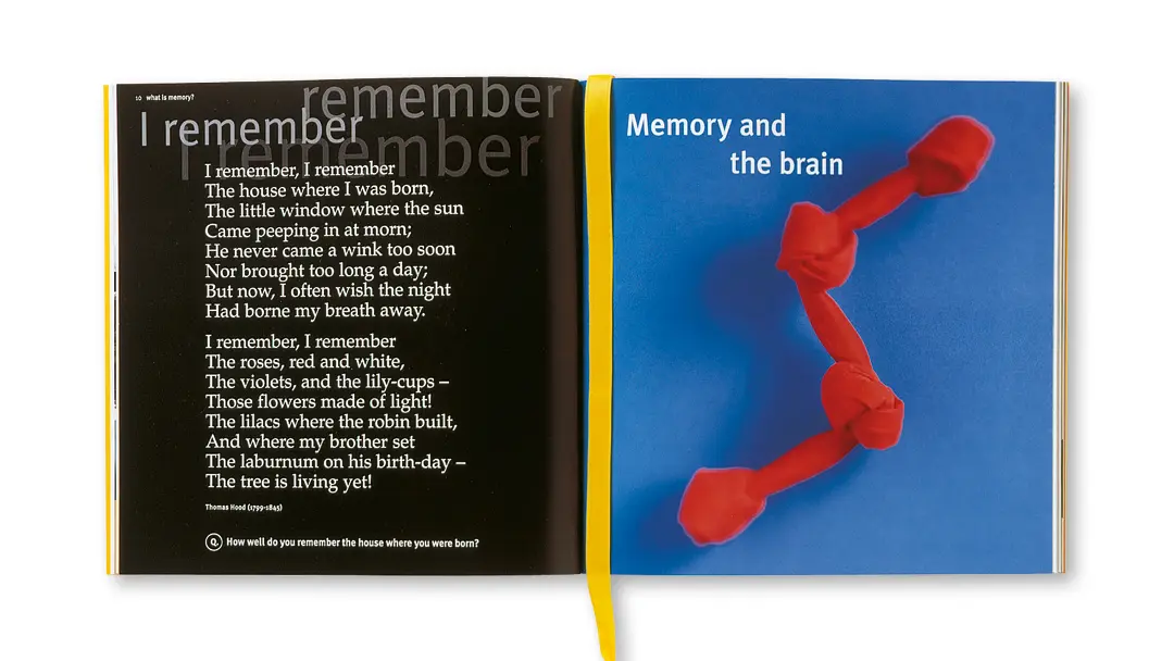 Alzheimer's Society memory book spread 90's